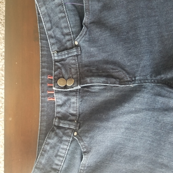 Elle Bootcut Jeans Bootleg Blue Denim Size 6 - Picture 6 of 6